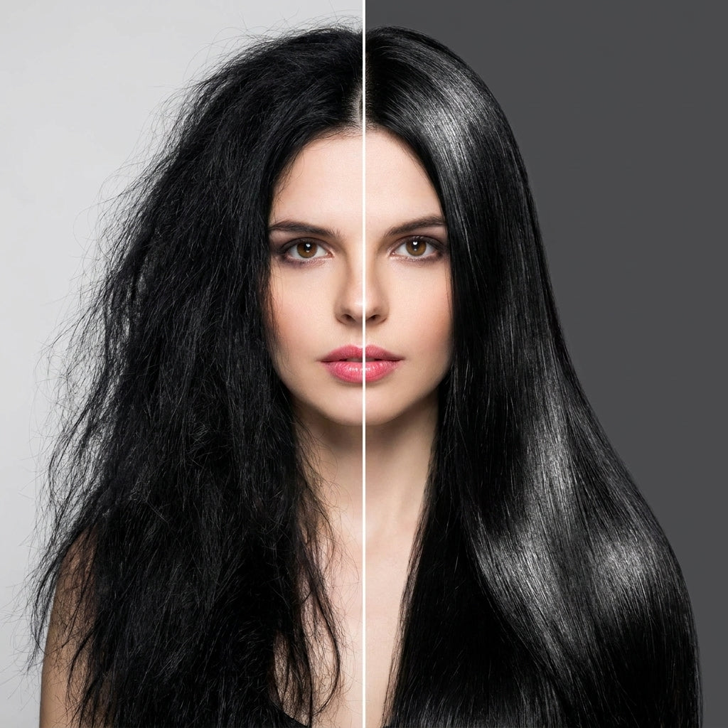 Professional Salon Titanium Vapor Straightening Irons, Light Steam Flat Iron