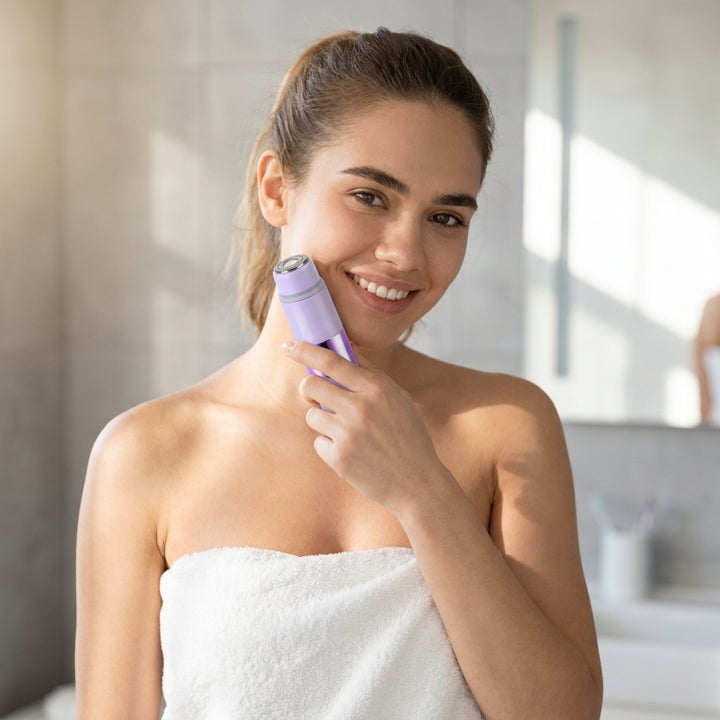 2-in-1 Bikini Trimmer for Women — IPX5 Waterproof Cordless Body Shaver, Wet & Dry Use, Rechargeable