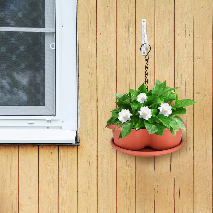 5-Tier Vertical Stackable Garden Tower Planter — Space-Saving Pot for Strawberries, Herbs, Flowers & Vegetables (Red)