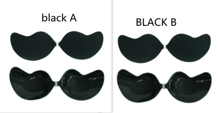 Deep V Invisible Silicone Bra – Strapless Push-Up Adhesive Bra