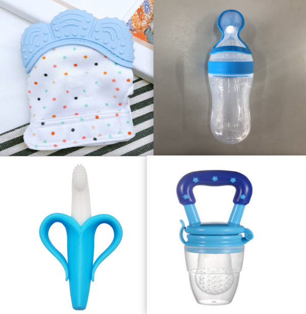 Baby Spoon Bottle Feeder — Squeeze Spoon Dispenser for Puree, Cereal & Baby Food (Multiple Colours & Sets)