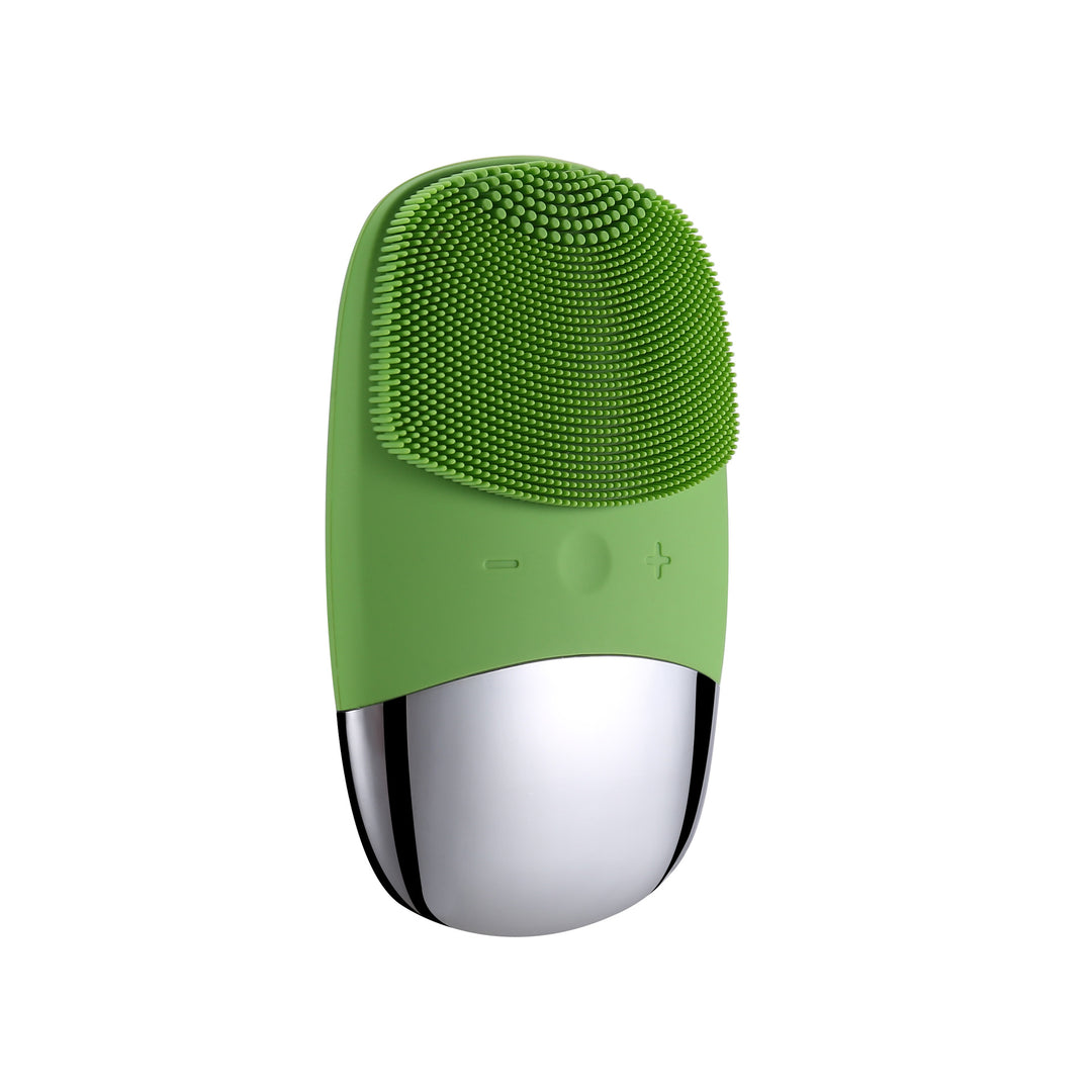 Mini Silicone Electric Facial Cleansing Brush & Skin Massager — Multi-Colour, Single & 2-Pack Options