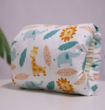 Adjustable Cotton Nursing Arm Pillow — Washable Breastfeeding Cushion & Arm Pad for Infant Feeding (Multiple Designs)