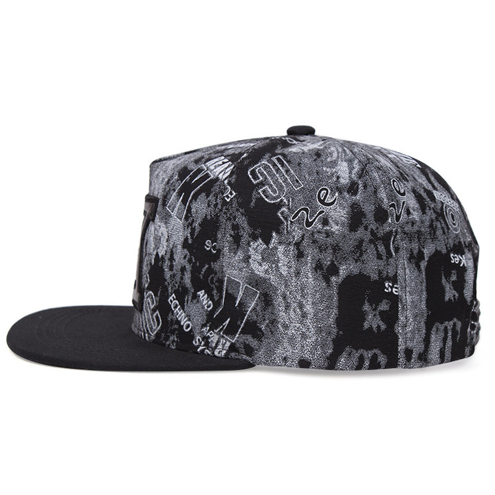 K Letter Baseball Cap Hip Hop Hat Size Adjustable