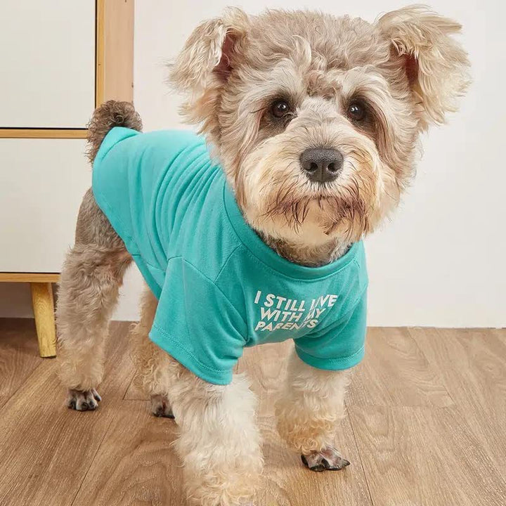Funny Printed Pet T-Shirt – Soft Casual Clothing for Dogs & Cats