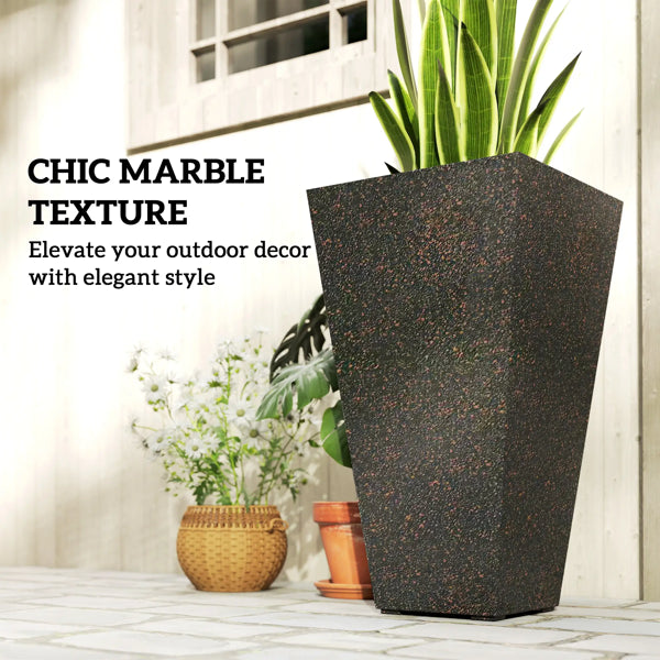 Large Metal Planter Box — Premium Heavy-Duty Galvanised Steel Garden Planter for Outdoor & Indoor Use (Variant A)