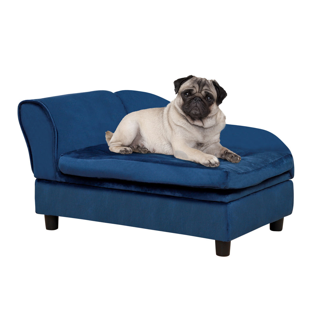 Luxury Small Dog Sofa Bed with Hidden Storage – Modern Pet Couch