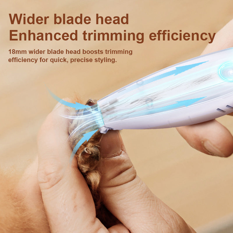 Self-Priming Pet Paw Hair Trimmer for Dogs & Cats