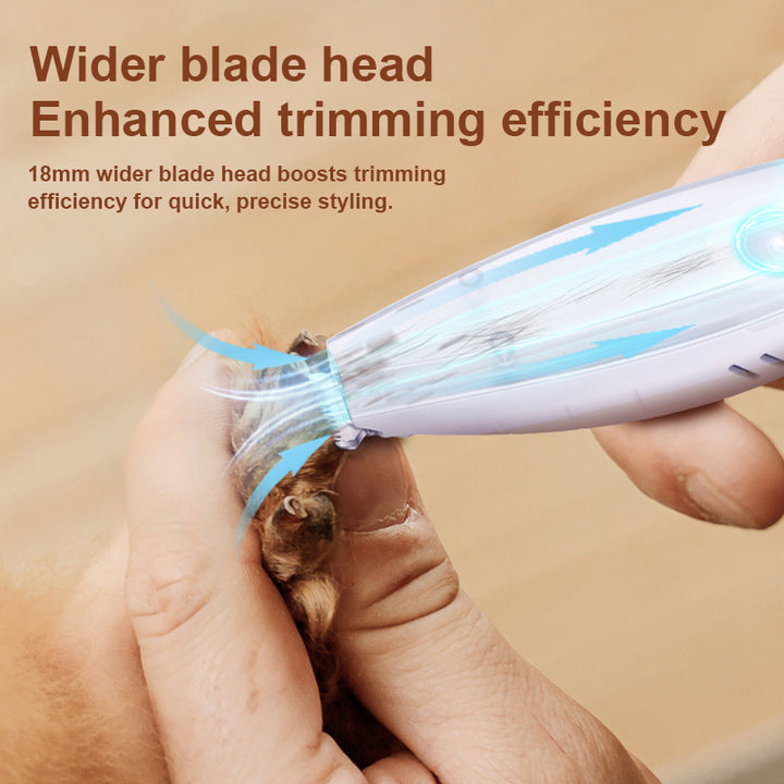 Self-Priming Pet Paw Hair Trimmer for Dogs & Cats