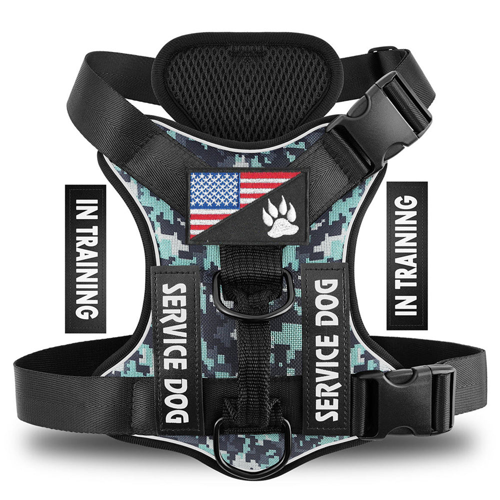 Reflective Breathable Dog Harness – Adjustable No-Pull Pet Strap