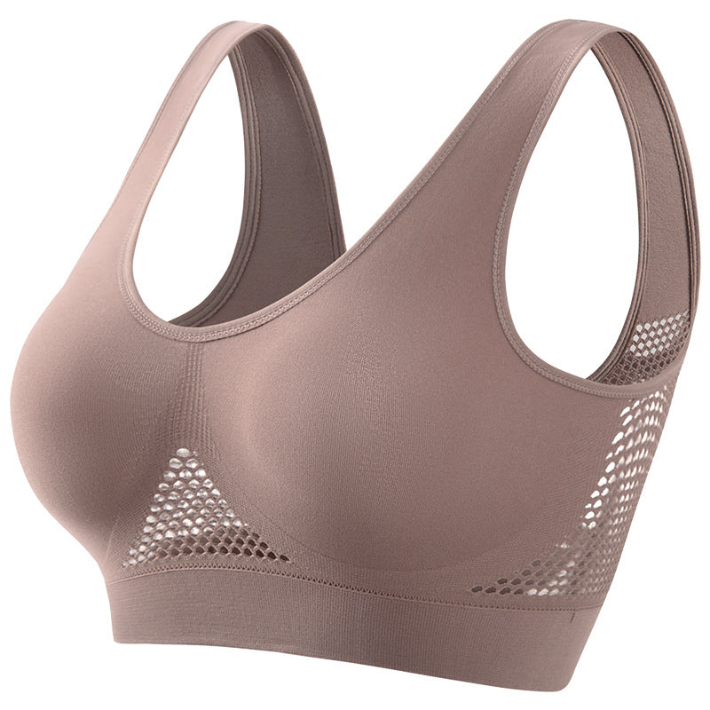 Seamless Full-Coverage Comfort Bra – Breathable Wireless Support Bra