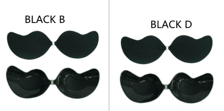 Deep V Invisible Silicone Bra – Strapless Push-Up Adhesive Bra