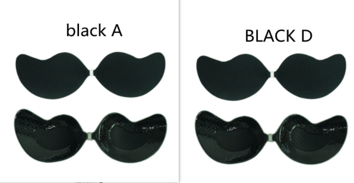Deep V Invisible Silicone Bra – Strapless Push-Up Adhesive Bra