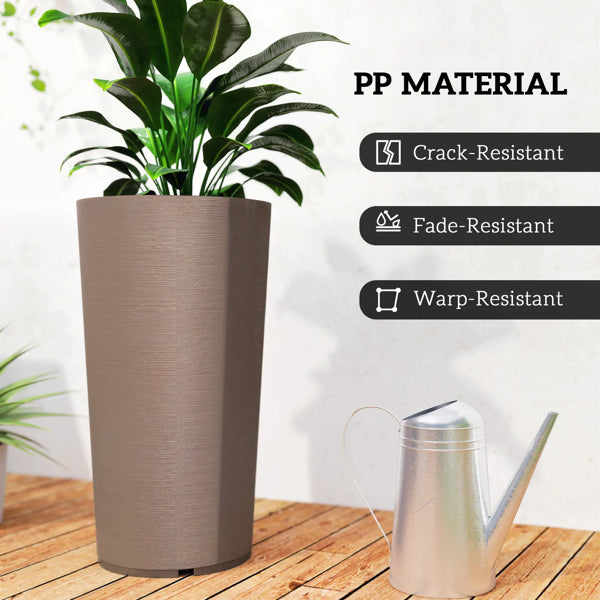 Metal Planter Box — Premium Galvanised Steel Garden Planter for Outdoor Patio, Terrace & Indoor Décor (Variant B)
