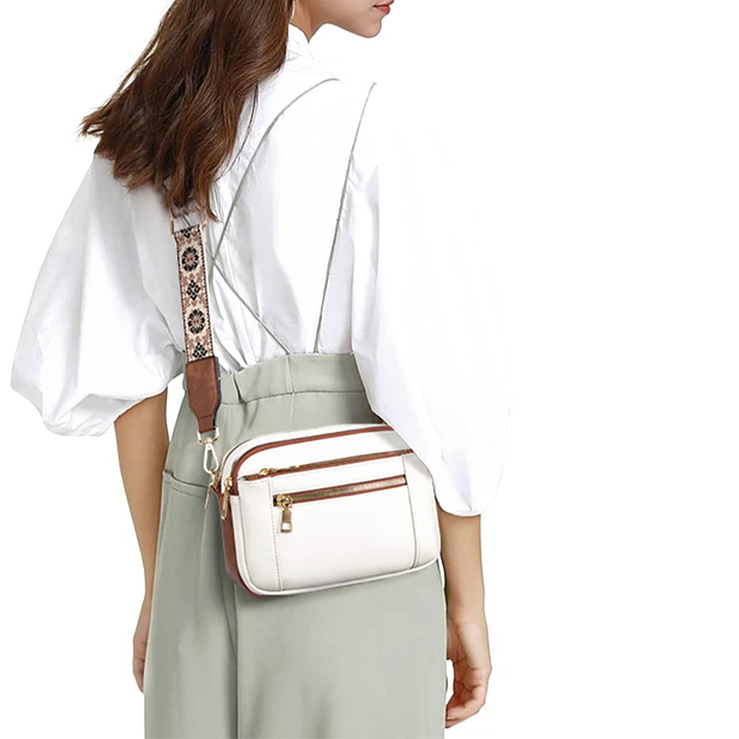 Women's PU Leather Crossbody Bag – Stylish Business & Daily Shoulder Bag