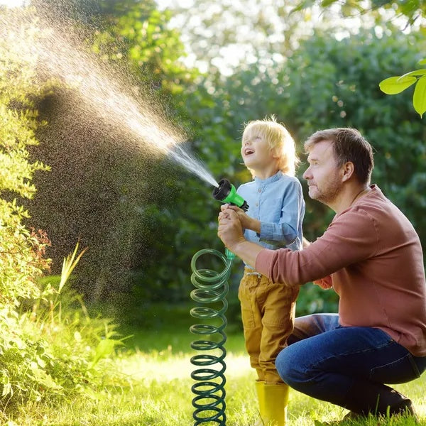 EVA Self-Coiling Recoil Garden Hose — Flexible, Lightweight, Tangle-Free Retractable Water Hose