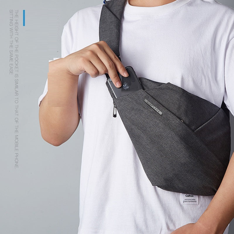Anti-Theft Sling Crossbody Bag – Casual Polyester Travel Shoulder Bag