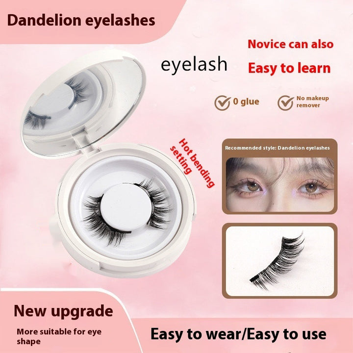 Magnetic Mink False Eyelashes — No-Glue Little Devil Style, Sizes 9–14 with Applicator Clip