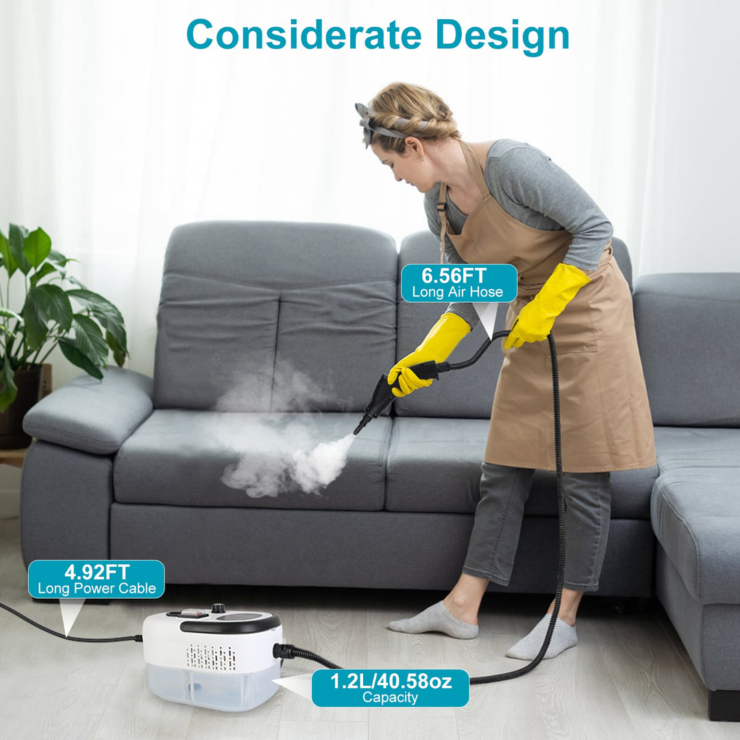 2500W High-Pressure Steam Cleaner | 6-Level Control | Multi-Surface Deep Clean