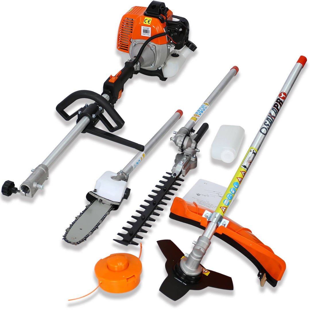 4-in-1 Gas-Powered Pole Multi-Tool System — Pole Saw, Trimmer & Garden Tool Combo (Variant A)