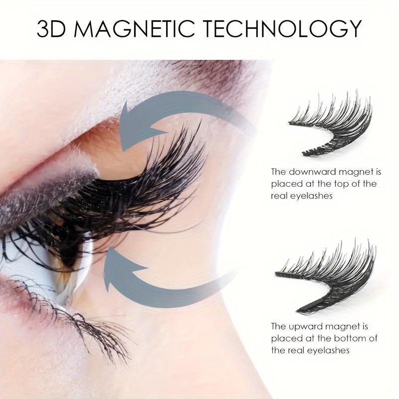 Effortless Magnetic False Eyelashes — Adjustable Strips, Reusable, Glue-Free All-Day Wear