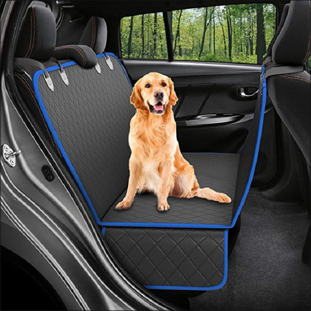 Waterproof Dog Car Seat Cover – Back Seat Protector with Mesh Window
