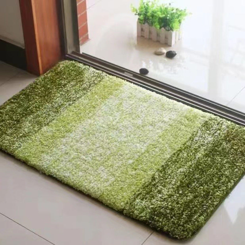 Microfiber TPR Non-Slip Floor Mat — Gradient Colour Soft Absorbent Doormat & Bath Mat (4 Colours)