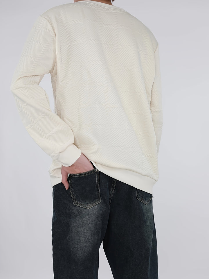 Export Quality English European And American Sizes Jacquard Round Neck Hoodie For Men And Women