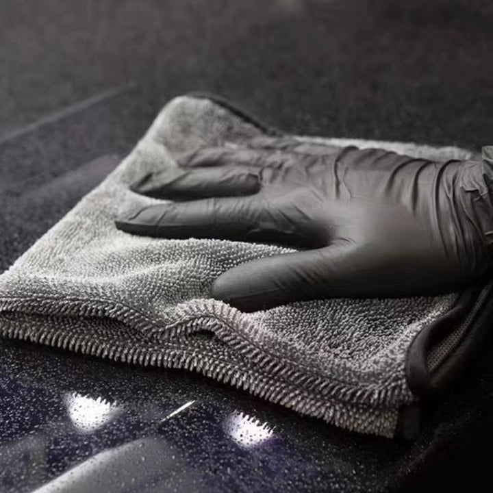 Thickened Microfiber Car Detailing Towel — Non-Shedding, Seamless, Ultra-Absorbent Auto Cleaning Cloth (500g / 600g / 1200g)