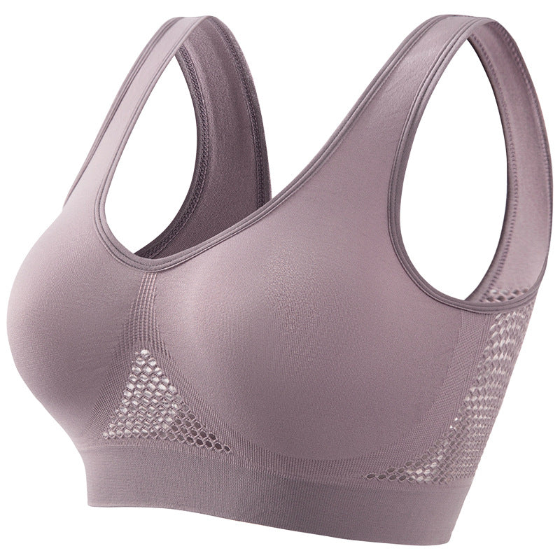 Seamless Full-Coverage Comfort Bra – Breathable Wireless Support Bra