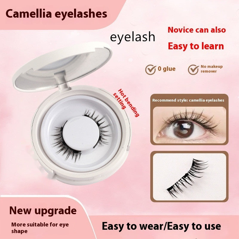 Magnetic Mink False Eyelashes — No-Glue Little Devil Style, Sizes 9–14 with Applicator Clip
