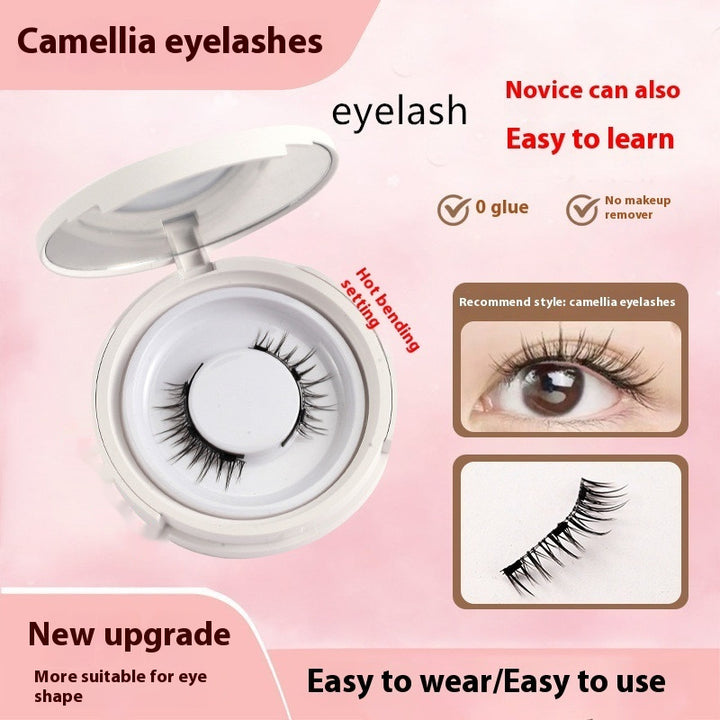 Magnetic Mink False Eyelashes — No-Glue Little Devil Style, Sizes 9–14 with Applicator Clip