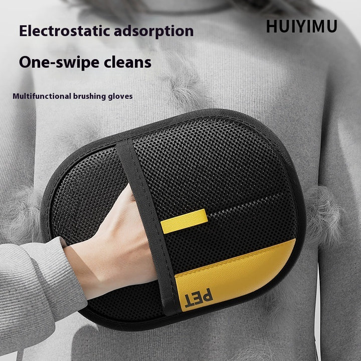 Electrostatic Pet Hair Remover Glove – Reusable Pet Fur Cleaning Brush