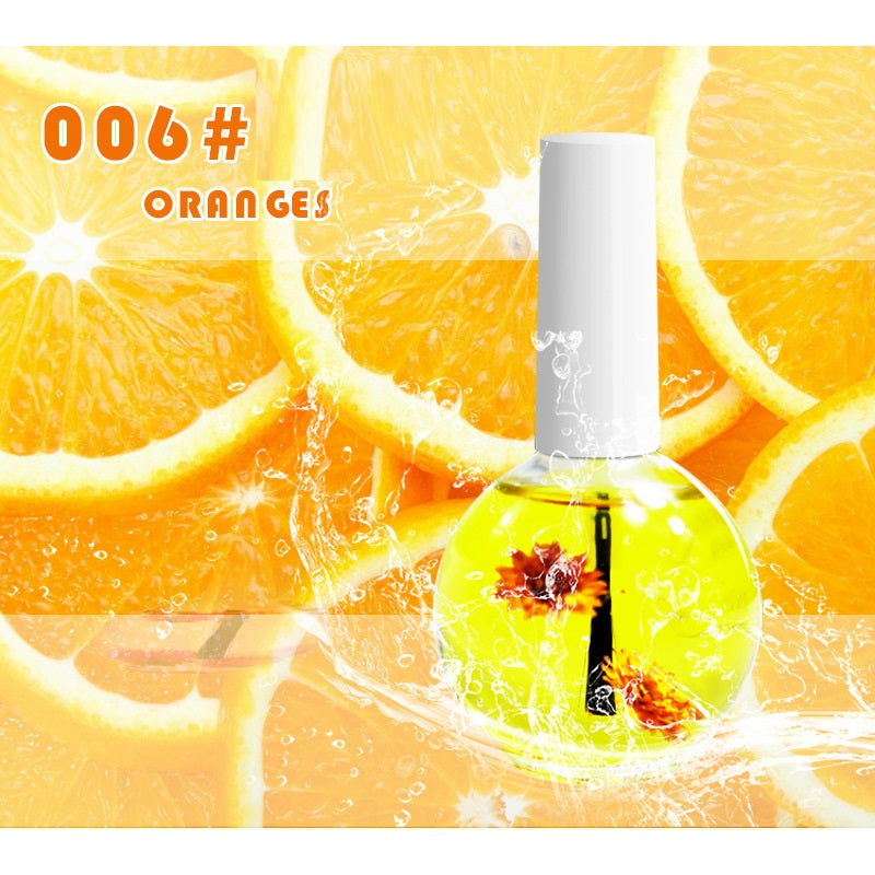 Dried Flower Nail Nutrition Oil — Anti-Hangnail Cuticle Moisturiser & Nail Treatment Base Coat, 8 Scents
