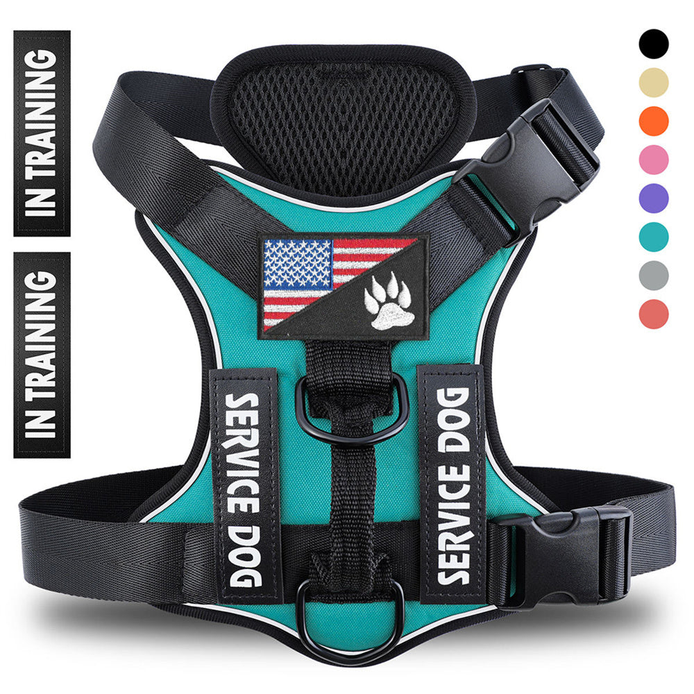 Reflective Breathable Dog Harness – Adjustable No-Pull Pet Strap