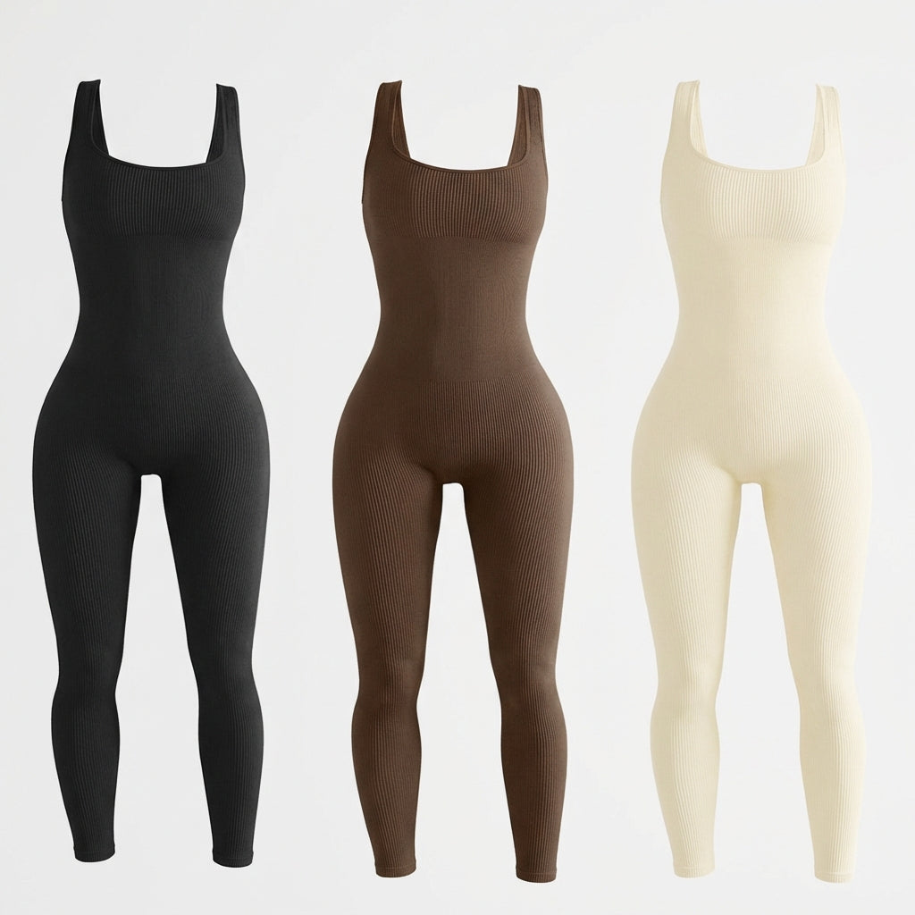 Women's Suspender Tank Top Tights