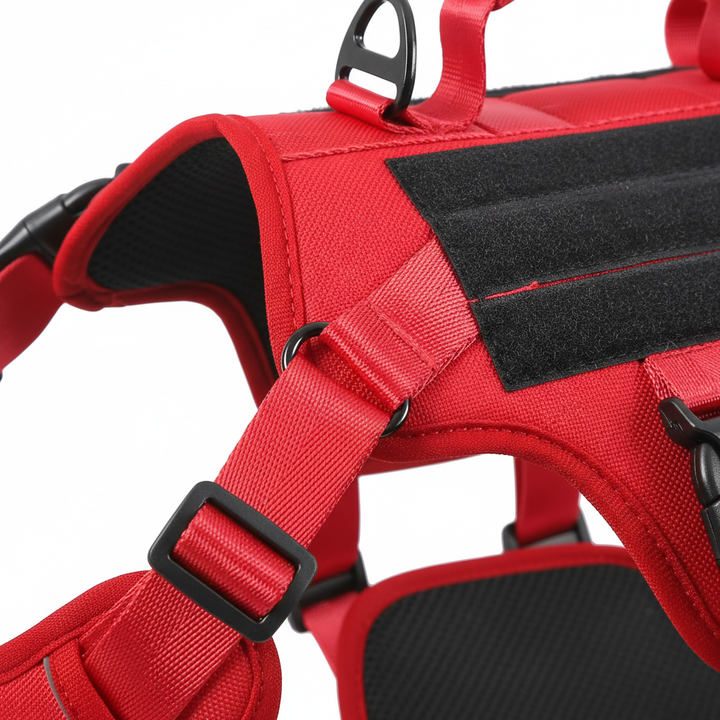 Tactical Dog Harness – Adjustable No-Pull Reflective Vest for Large Dogs