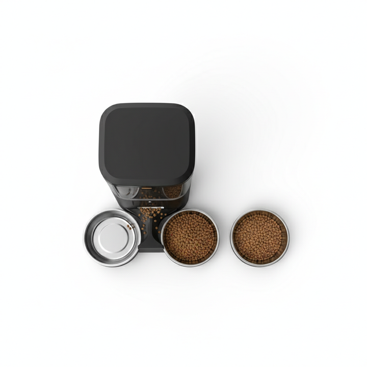 Video Camera With Adjustable Performance Pet Feeder