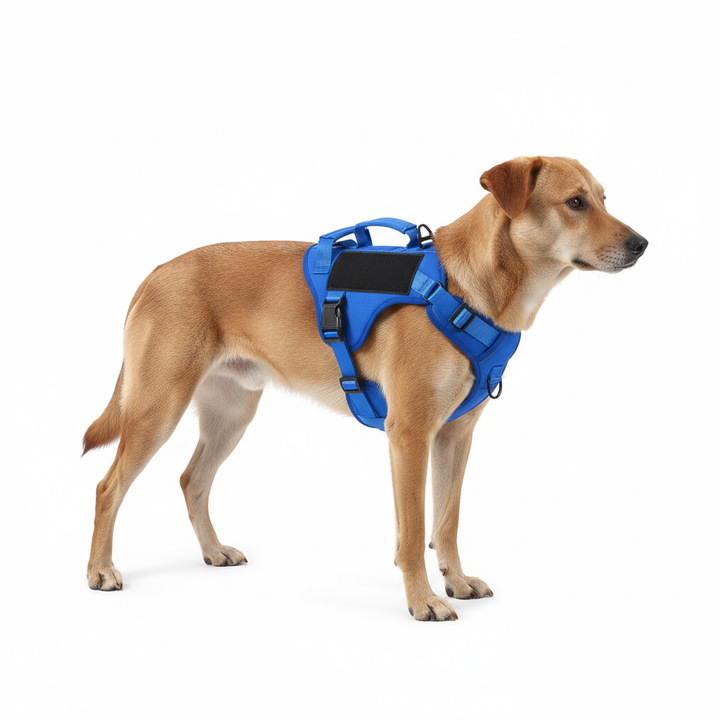 Tactical Dog Harness – Adjustable No-Pull Reflective Vest for Large Dogs