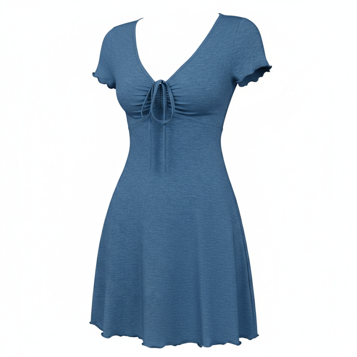 Bends And Hitches Summer Women's Solid Color Dress