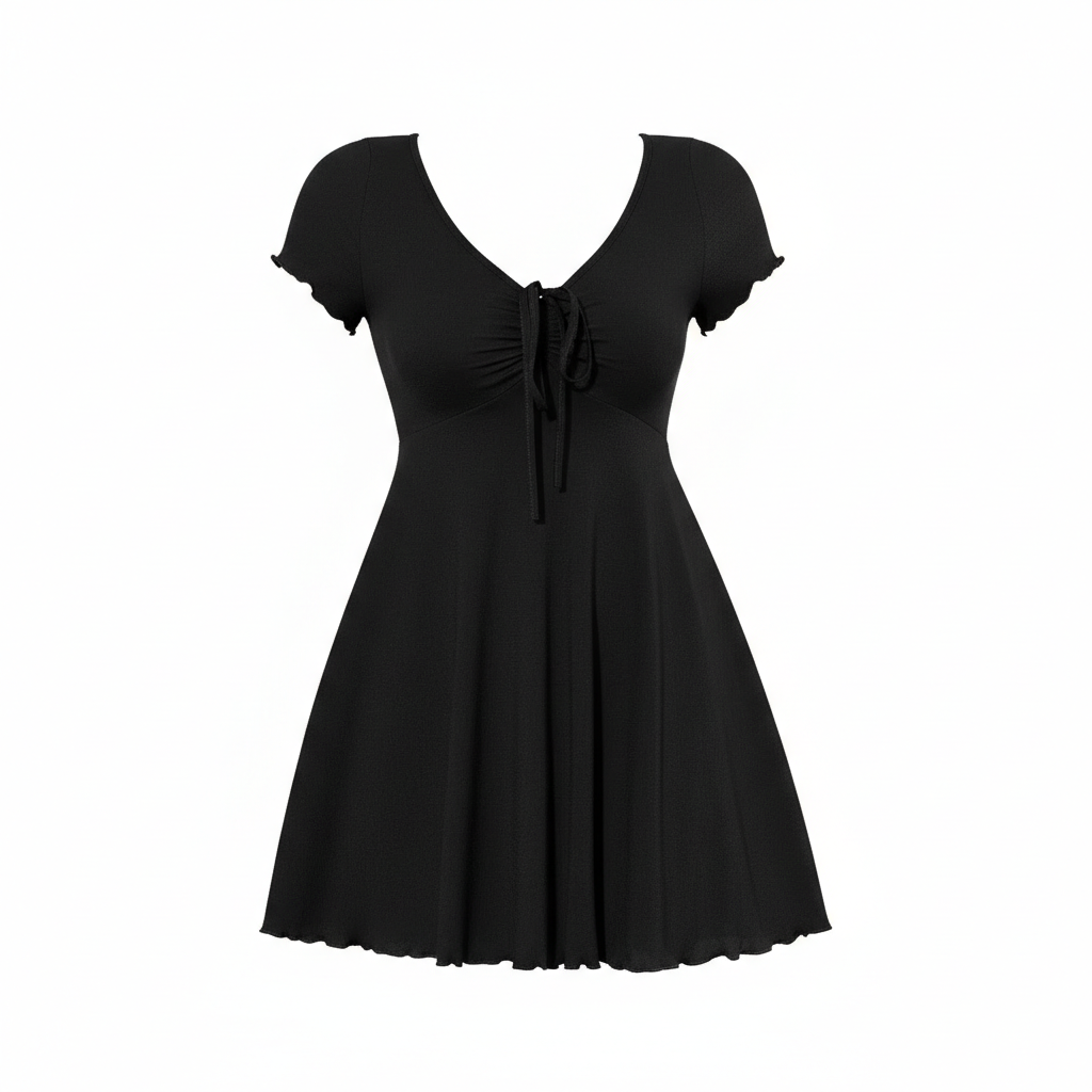 Bends And Hitches Summer Women's Solid Color Dress