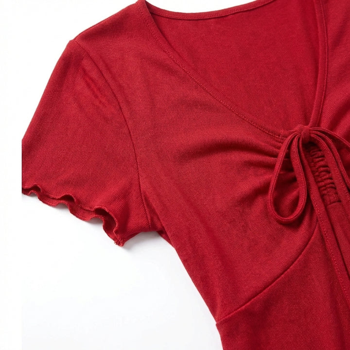 Bends And Hitches Summer Women's Solid Color Dress