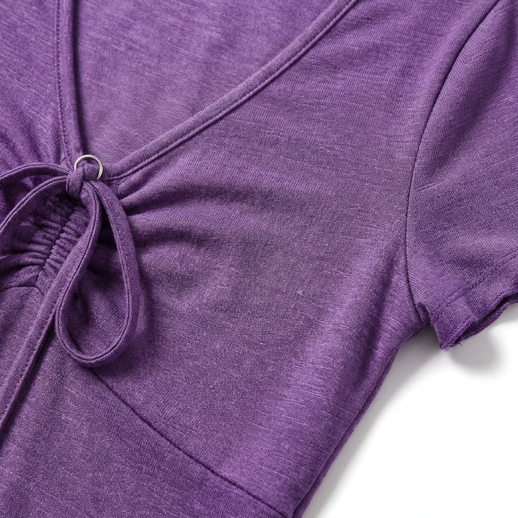 Bends And Hitches Summer Women's Solid Color Dress