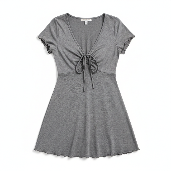 Bends And Hitches Summer Women's Solid Color Dress