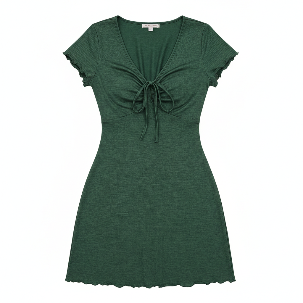 Bends And Hitches Summer Women's Solid Color Dress