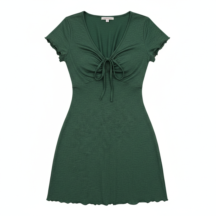 Bends And Hitches Summer Women's Solid Color Dress