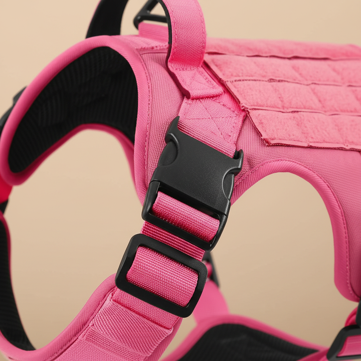 American Local Tactical Pet Boobs Service Dog Harness Vest Adjustable Reflective Dog Harness Metal Buckle Hiking Training