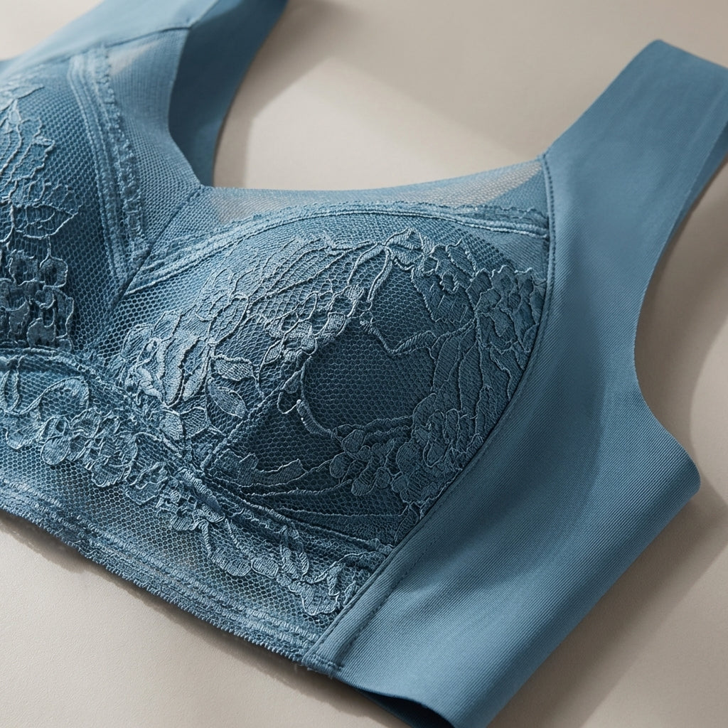 Lace Beauty Back Bra – Breathable Seamless Support Bra