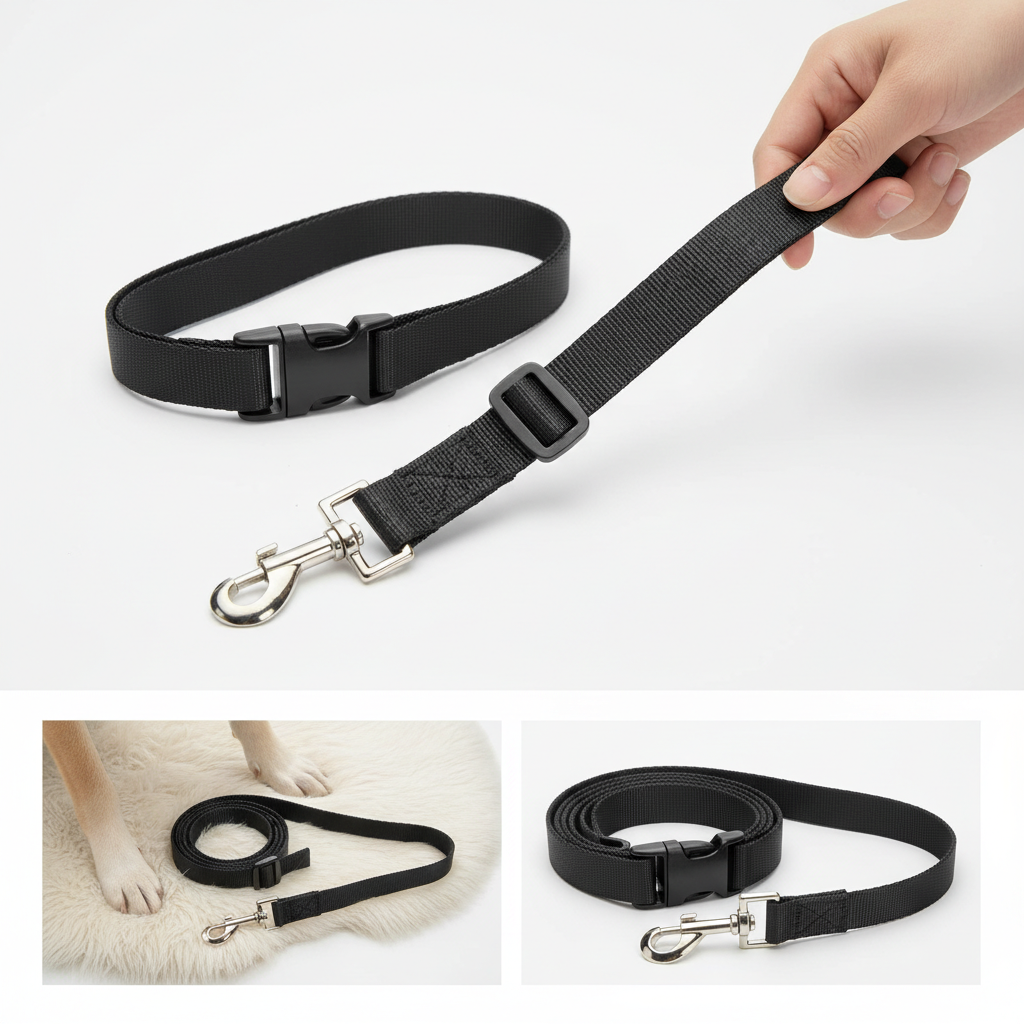 The Two - Piece Dog Leash Set Is Made Of Wear - Resistant And Skin - Friendly Materials. With Excellent Quality, It Meets Various Travel Needs Of Dogs.