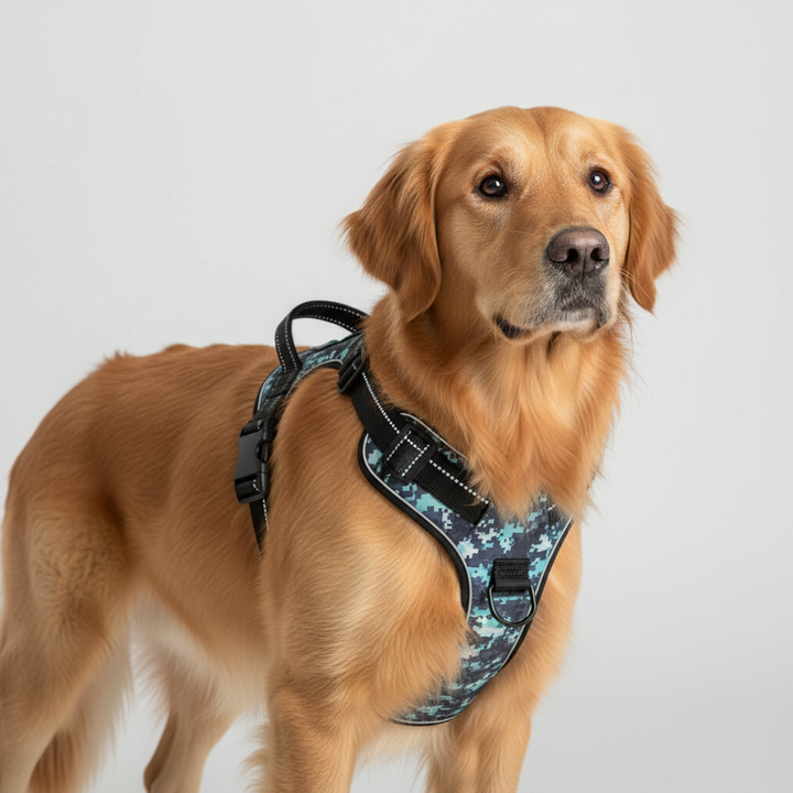 Reflective Breathable Dog Harness – Adjustable No-Pull Pet Strap